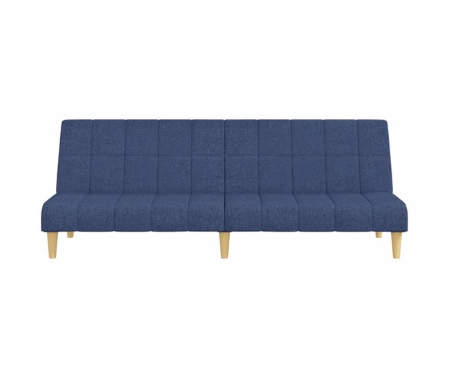 Sofá-cama, Sofá conversível de 2 lugares Azul