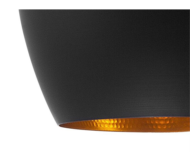 Beliani Candeeiro de tecto FRASER Preto