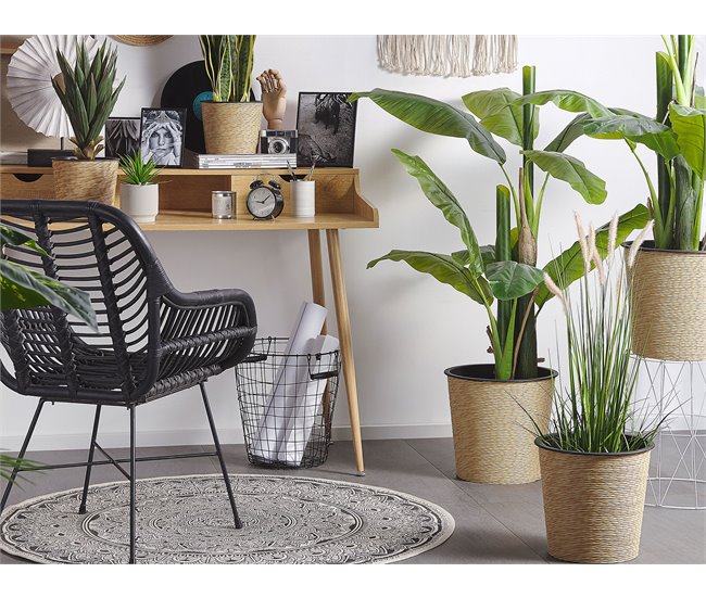 Beliani Planta artificial REED PLANT Verde