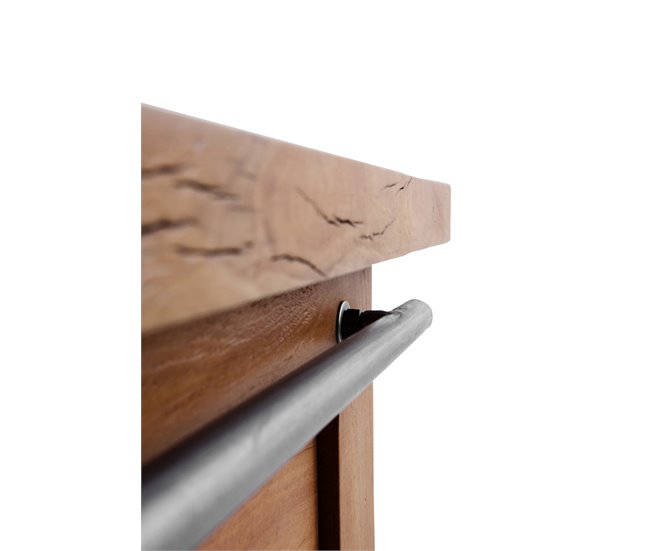 Aparador em madeira maciça de acácia reciclada Madeira