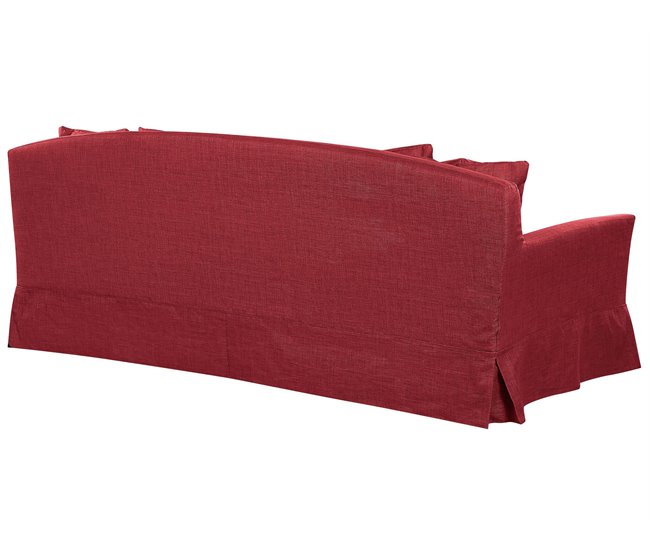 Beliani Capa de sofá GILJA bezug Vermelho