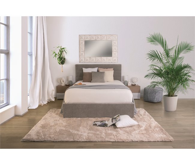 Cama abatível LUA II cinza 140x190cm Cinza