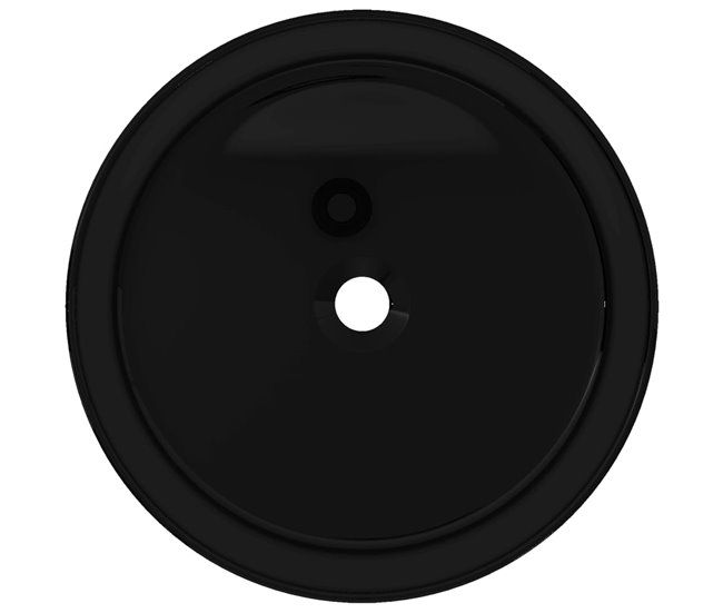 Lavatório - Lavabo - Pia de banheiro redondo Preto