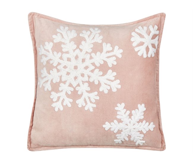 Beliani Almofada decorativa MURRAYA 45x45 Rosa