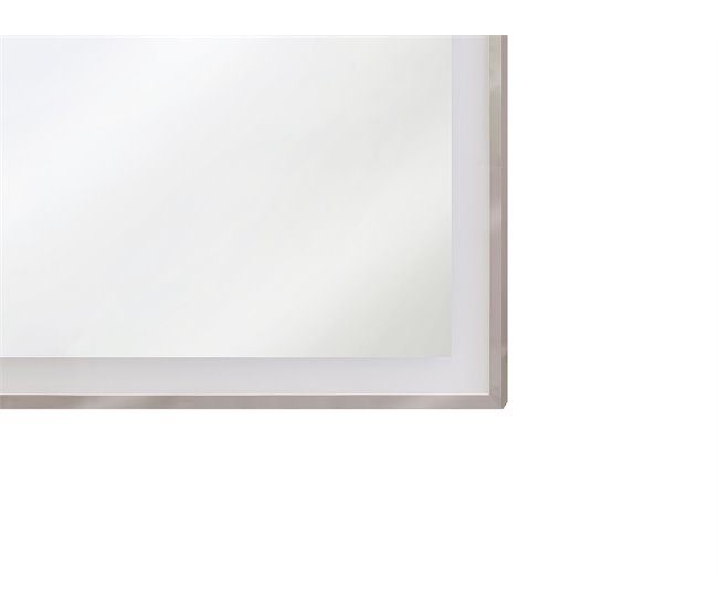 Beliani Espejo de baño ARGENS 80x4 Cinza