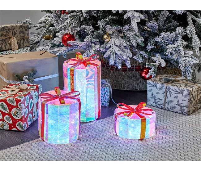 Beliani Decoração LED GRIMSEY Multicor