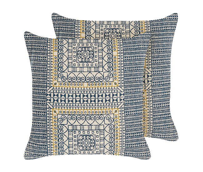 Beliani Almofada decorativa SAFI Multicor