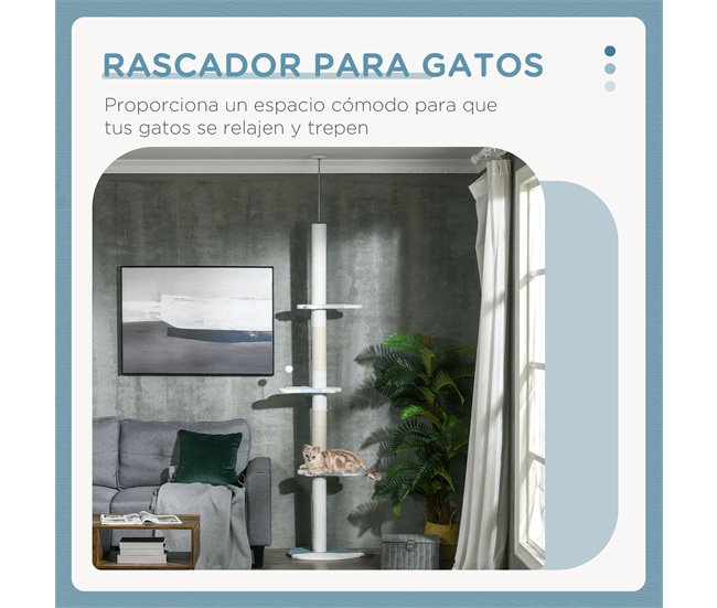 Arranhador para Gatos Branco