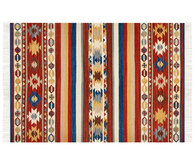 Beliani Kilim JRARAT 160x230 Multicor