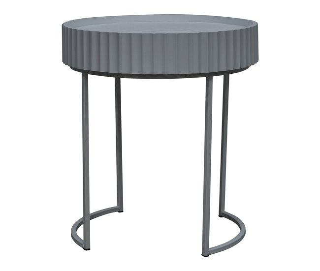 Mesa de apoio Rill redonda [en.casa] 40x40 Branco