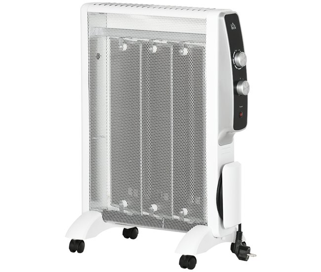 Aquecedor Elétrico HOMCOM 820-295V90WT Branco
