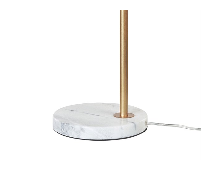 Beliani Candeeiro de mesa MOCAL Branco/ Bege