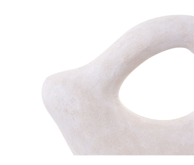 Beliani Acessório decorativo KAVALA Branco/ Bege