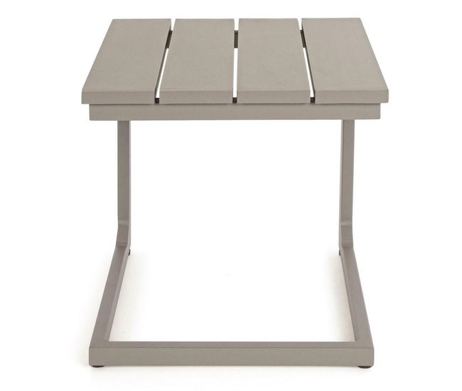 Mesa de centro para exterior Share design em alumínio Cinza