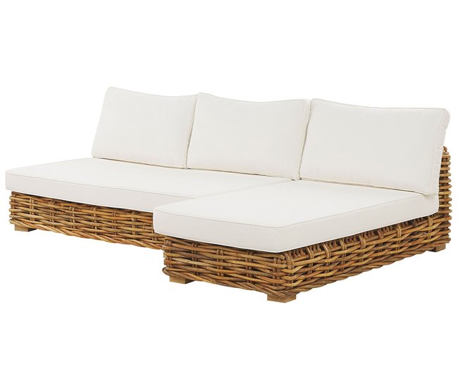 Beliani Conjunto lounge VARALLO Dourado