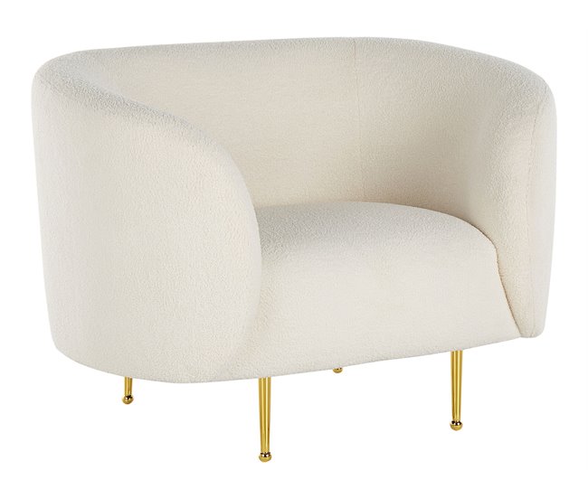 Beliani Conjunto de sofás LOEN Branco