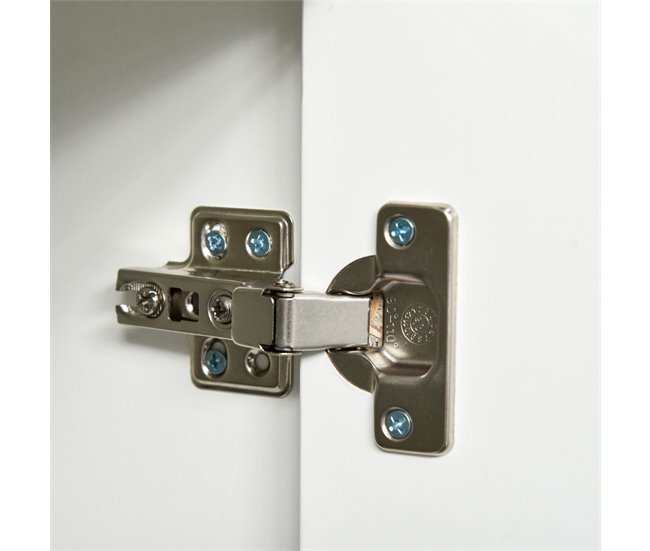 Aparador Sala de Estar Melamina de Madeira HOMCOM 117 Cru