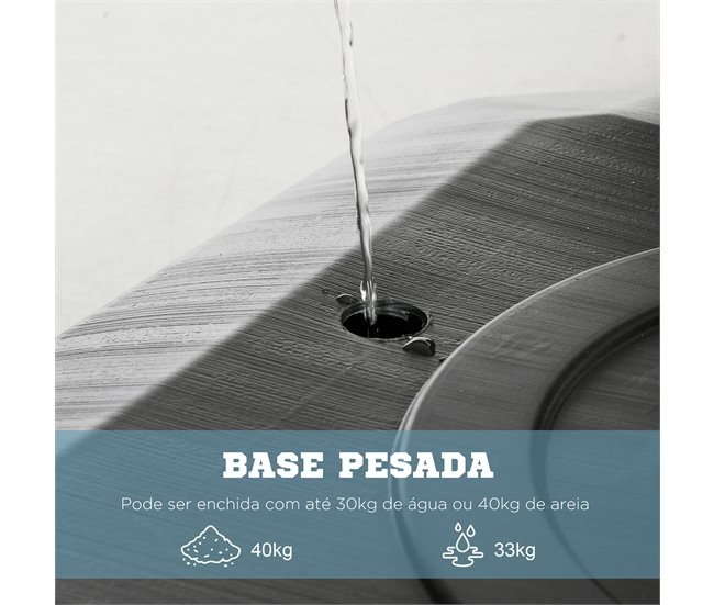 Tabela de Basquetebol Aço, PC e PE SPORTNOW Preto