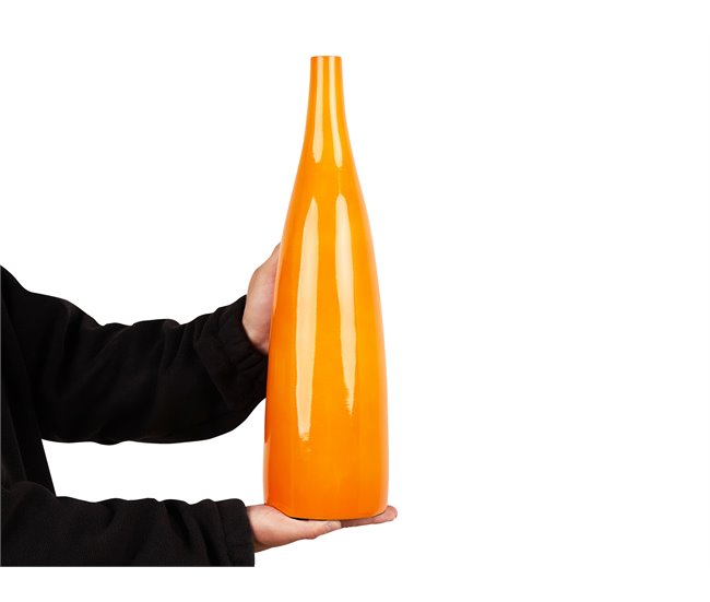 Beliani Jarro de flores SABADELL Laranja