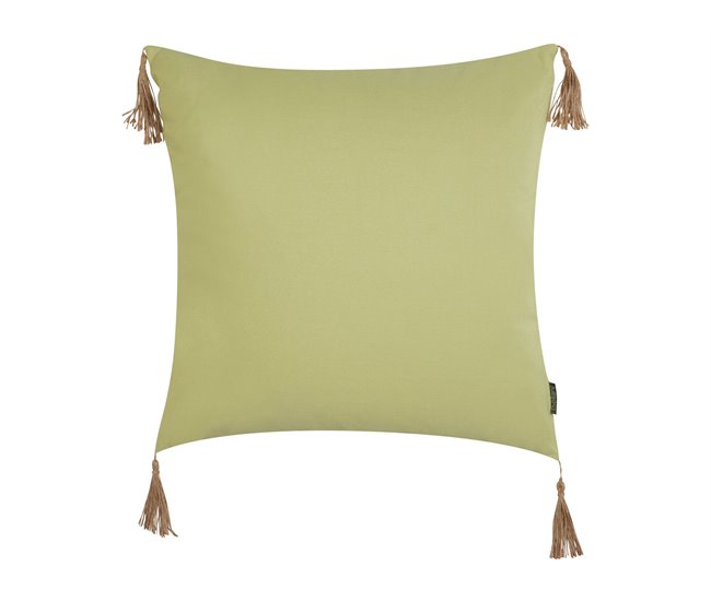 Beliani Almofada decorativa CHMISTAR Verde