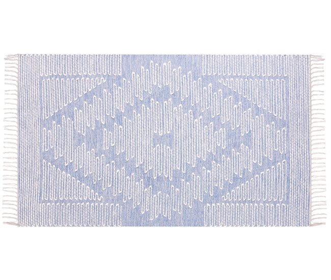 Beliani Pelos curtos ANSAR 80x150 Branco/ Bege
