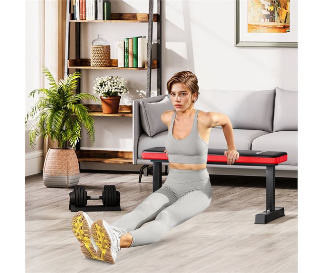 Banco de Musculação Aço e PU SPORTNOW Preto