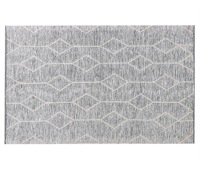 Beliani De pelo corto EDREMIT 140x200 Cinza