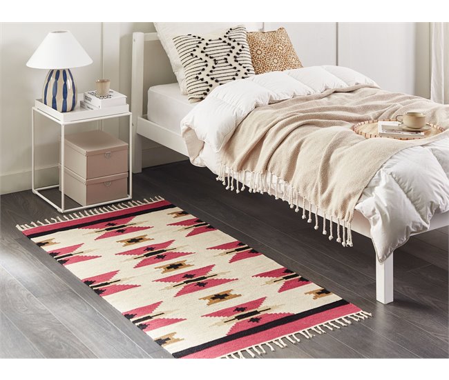 Beliani Kilim GARNI 80x150 Multicor