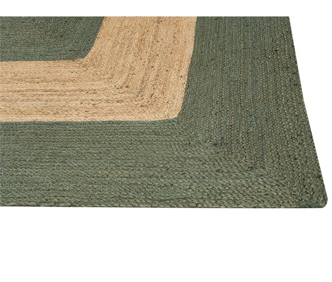 Beliani Entrelaçado KARAKUYU 160x230 Verde