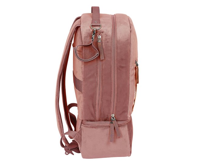 Mochila Acessórios Bebé Marsala Rosa