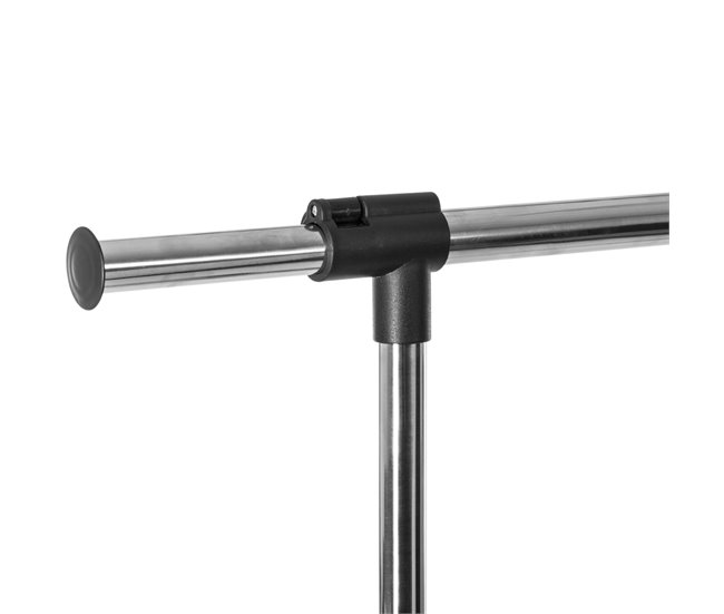 Rack para roupas Donkey Icare com rodas extensíveis Preto / Cinza