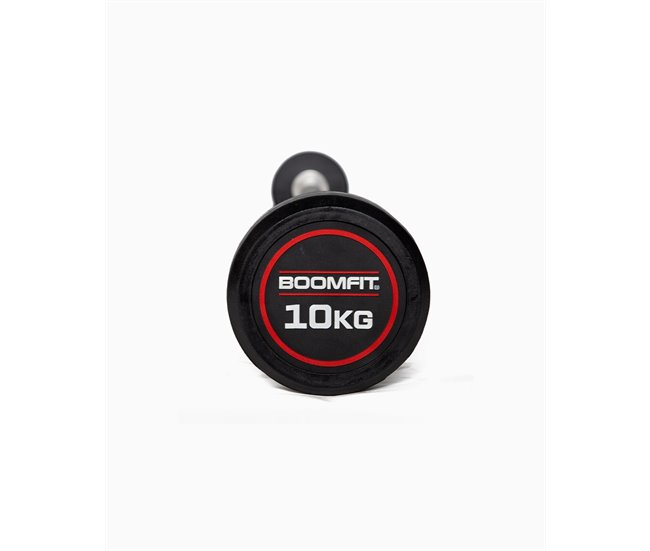 Barra Peso Fixo 10Kg - BOOMFIT Preto