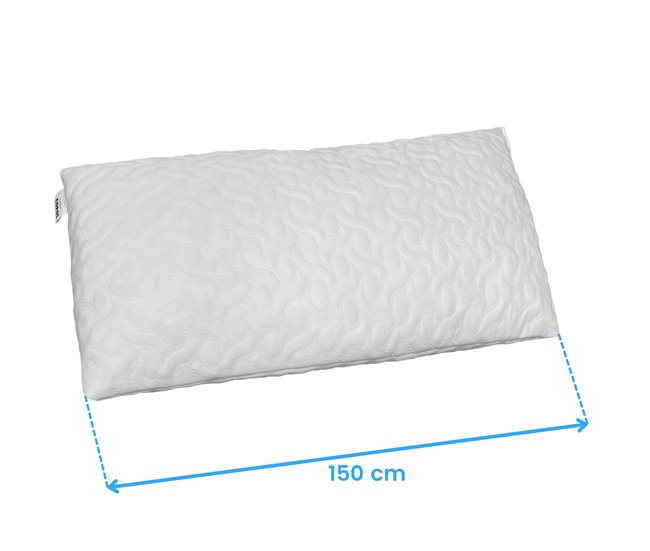 Travesseiro viscoelástico Eko Flakes 150x30 Branco