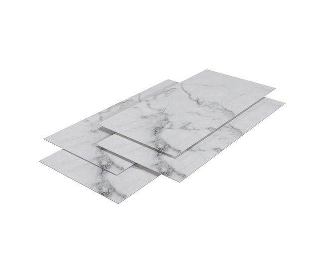 Revestimento de parede Bladel 4 painéis PVC Branco
