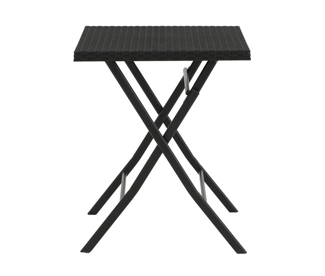 Set de jardim com mesa e 2 cadeiras KORA cinzento Cinza