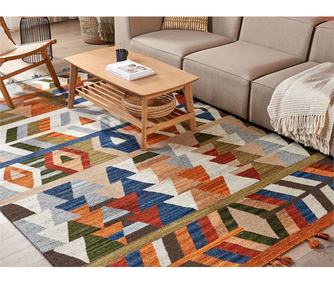 Beliani Entrelaçado KAGHSI 200x300 Multicor