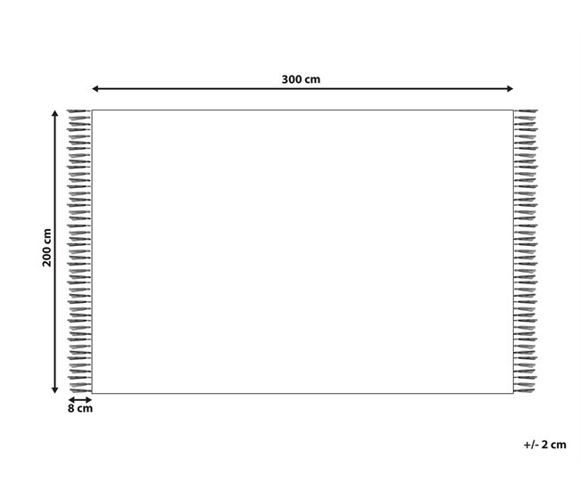 Beliani Kilim AREVIK 200x300 Multicor