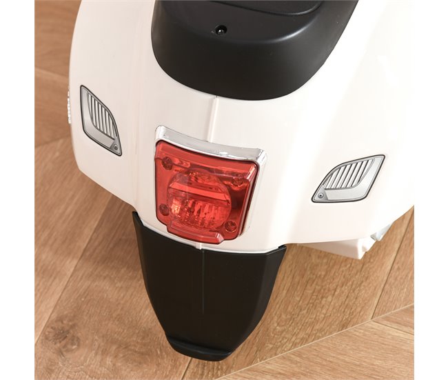 Mota Elétrica Crianças PP e Metal HOMCOM Branco