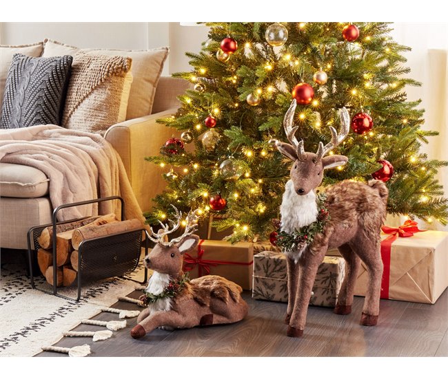 Beliani Acessório decorativo TAPIO Castanho