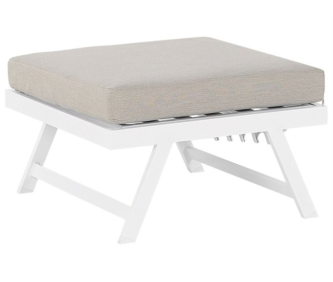 Beliani Conjunto lounge COCCORINO Cinza Escuro