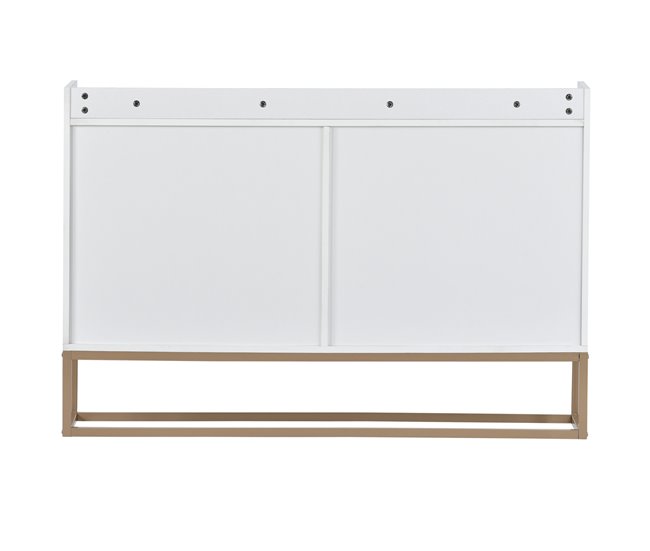 Aparador, portas, móveis de sala de jantar, sala de jantar 120 Branco
