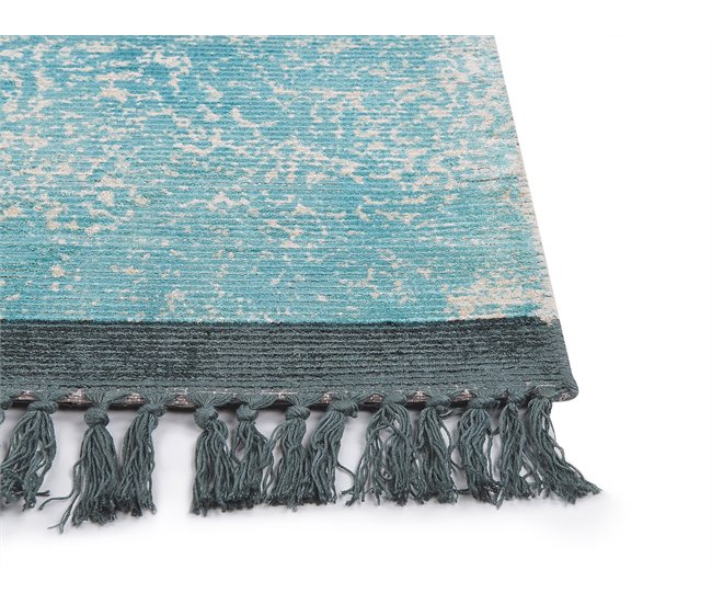 Beliani Pelos curtos AKARSU 160x230 Azul Claro