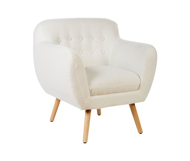 Beliani Poltrona MELBY Branco