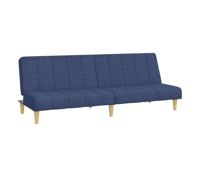Sofá-cama, Sofá conversível de 2 lugares Azul