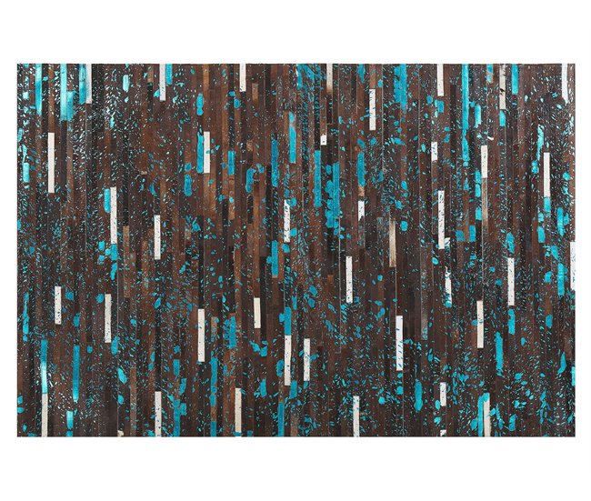 Beliani Pelos curtos KISIR 140x200 Castanho