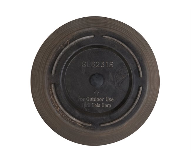 Beliani Conjunto de 2 vasos para plantas KATALIMA Castanho