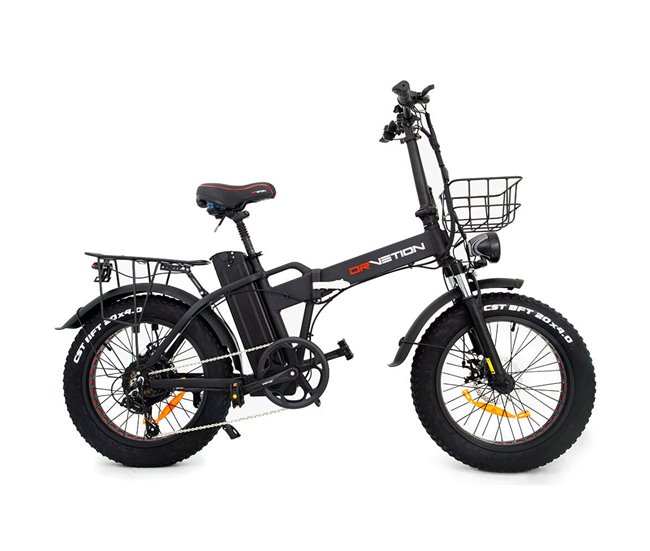 Bicicleta elétrica DrveTion AT20 - Potência 750W Bateria 48V20Ah Preto