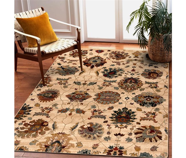 Tapete de lã SUPERIOR LATICA 100x250 Creme
