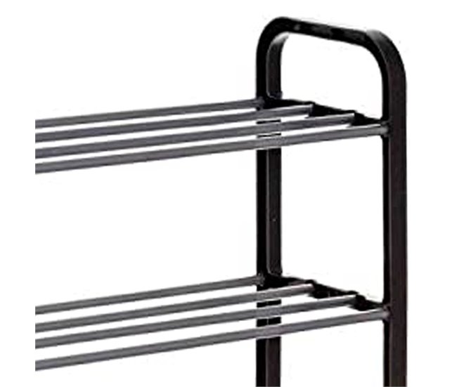WELL HOME - Sapateira de metal e plástico Preto