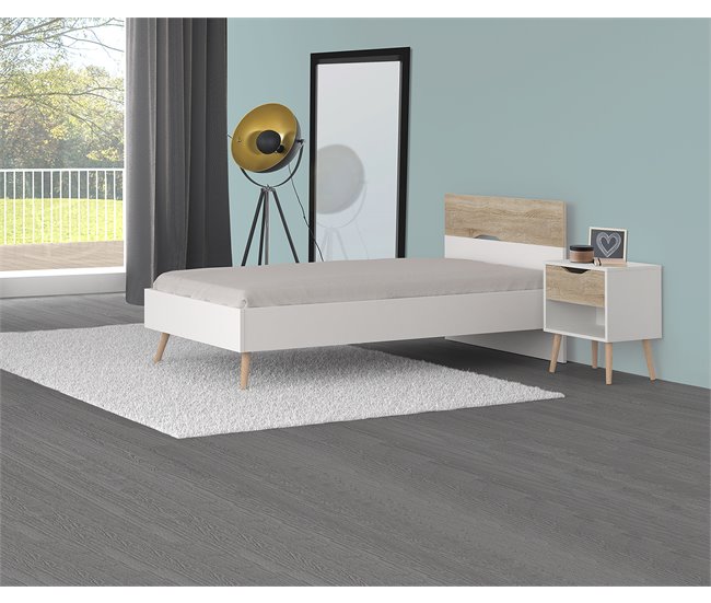 Cama Faro c/ Estrado Branco